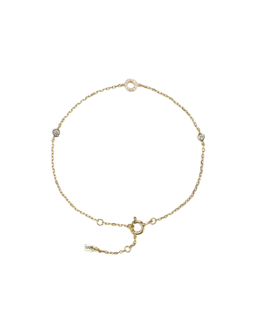 Gold plated - Initial bracelet